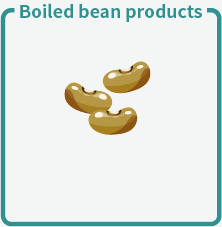 Boiled bean products