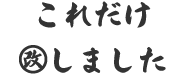 これだけ《改》しました